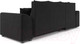 Миниатюра изображения товара Диван угловой Mebel-Ars Каскад левый (велюр черный НВ-178 17)