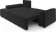 Миниатюра изображения товара Диван угловой Mebel-Ars Каскад левый (велюр черный НВ-178 17)