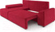 Миниатюра изображения товара Диван угловой Mebel-Ars Каскад левый (кордрой красный)