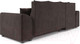 Миниатюра изображения товара Диван угловой Mebel-Ars Каскад левый (кордрой коричневый)
