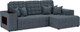 Миниатюра изображения товара Диван угловой Mebel-Ars Мадрид правый (велюр серо-синий HB-178 26)