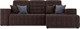Миниатюра изображения товара Диван угловой Mebel-Ars Мадрид правый (велюр молочный шоколад НВ-178 13)