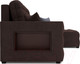Миниатюра изображения товара Диван угловой Mebel-Ars Мадрид правый (велюр молочный шоколад НВ-178 13)
