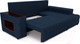 Миниатюра изображения товара Диван угловой Mebel-Ars Мадрид правый (темно-синий/Luna 034)