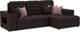 Миниатюра изображения товара Диван угловой Mebel-Ars Мадрид правый (кордрой коричневый)