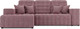 Миниатюра изображения товара Диван угловой Mebel-Ars Мадрид левый (велюр пудра НВ-178 18)