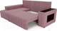 Миниатюра изображения товара Диван угловой Mebel-Ars Мадрид левый (велюр пудра НВ-178 18)