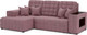 Миниатюра изображения товара Диван угловой Mebel-Ars Мадрид левый (велюр пудра НВ-178 18)