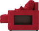Миниатюра изображения товара Диван угловой Mebel-Ars Мадрид левый (кордрой красный)