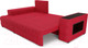 Миниатюра изображения товара Диван угловой Mebel-Ars Мадрид левый (кордрой красный)