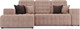 Миниатюра изображения товара Диван угловой Mebel-Ars Мадрид левый (кордрой бежевый)