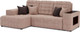 Миниатюра изображения товара Диван угловой Mebel-Ars Мадрид левый (кордрой бежевый)