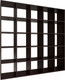 Миниатюра изображения товара Стеллаж Mebel-Ars Калакс 5x5 (венге цаво)