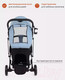 Миниатюра изображения товара Детская прогулочная коляска MOWbaby Smart 2023 / MB101 (Blue)