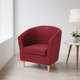Миниатюра изображения товара Кресло мягкое Mio Tesoro Тунне (бордовый)