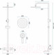 Миниатюра изображения товара Душевая система со смесителем REA P4114