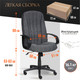 Миниатюра изображения товара Кресло офисное Tetchair СН833 ткань (серый)