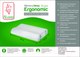 Миниатюра изображения товара Ортопедическая подушка Белань Ergonomic с эффектом памяти (50x30x8/11см)