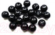 Миниатюра изображения товара Набор бусин декоративных ХоббиБум Круглые 8мм 500гр (черный)
