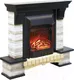 Миниатюра изображения товара Каминокомплект Смолком Stone Montebello Corner + Majestic-s Lux BL LT (темный орех)