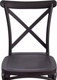 Миниатюра изображения товара Стул Tetchair Cross 48x58x89 (пластик/черный)
