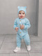 Миниатюра изображения товара Комплект одежды для малышей Amarobaby Fashion / AB-OD21-FS5001/19-74 (голубой, р.74)