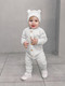 Миниатюра изображения товара Комплект одежды для малышей Amarobaby Fashion / AB-OD21-FS5001/33-74 (молочный, р.74)