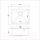 Миниатюра изображения товара Мойка кухонная Mixline Pro 550549 (бронза, с сифоном)