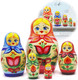 Миниатюра изображения товара Матрешка сувенирная Брестская Фабрика Сувениров Набор традиционных старинных русских / 5018