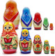 Миниатюра изображения товара Матрешка сувенирная Брестская Фабрика Сувениров Набор традиционных старинных русских / 5018