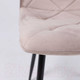 Миниатюра изображения товара Стул AksHome Gill (бежевый велюр/черный)