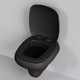 Миниатюра изображения товара Унитаз подвесной Ambassador Diamond / 123T20201R (черный матовый)