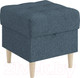 Миниатюра изображения товара Пуф Сонум Norton 45-45 (кашемир синий/бук)