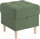 Миниатюра изображения товара Пуф Сонум Norton 45-45 (рогожка зеленый/бук)