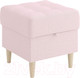 Миниатюра изображения товара Пуф Сонум Norton 45-45 (тедди розовый/бук)