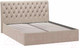 Миниатюра изображения товара Двуспальная кровать ТриЯ Скарлет универсальная тип 1 с ПМ и заглушиной 160x200 (велюр мокко светлый)