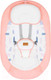 Миниатюра изображения товара Детский шезлонг Nuovita Attento А1 (розовый/белый)