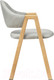 Миниатюра изображения товара Стул Mio Tesoro Луна DC-048A (серый/дерево)