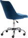 Миниатюра изображения товара Кресло офисное Tetchair Swan флок (синий)