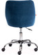 Миниатюра изображения товара Кресло офисное Tetchair Swan флок (синий)