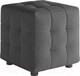 Миниатюра изображения товара Пуф Сонум 40-40 (рогожка графит)