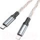 Миниатюра изображения товара Кабель Hoco U112 Lightning to Type-C (1м, серый)