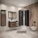 Миниатюра изображения товара Душевая кабина Niagara NG-3502-14P 100x100 (тонированное стекло)