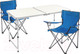 Миниатюра изображения товара Комплект складной мебели Sundays ZC-CT003/ZC-CC005 (синий)