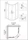 Миниатюра изображения товара Душевой уголок Niagara NG-6686-08 80x80 (прозрачное стекло)