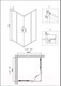 Миниатюра изображения товара Душевой уголок Niagara NG-6688-08 80x80 (прозрачное стекло)
