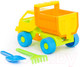 Миниатюра изображения товара Набор игрушек для песочницы Полесье Самосвал Кузя с лопаткой и грабельками / 1276