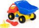 Миниатюра изображения товара Набор игрушек для песочницы Полесье Самосвал Кузя-2 с совком и грабельками / 2808