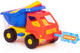 Миниатюра изображения товара Набор игрушек для песочницы Полесье Самосвал Кузя-2 с совком и грабельками / 2808