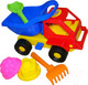 Миниатюра изображения товара Набор игрушек для песочницы Полесье Самосвал Кузя-2 с совком, грабельками и формочками / 2945